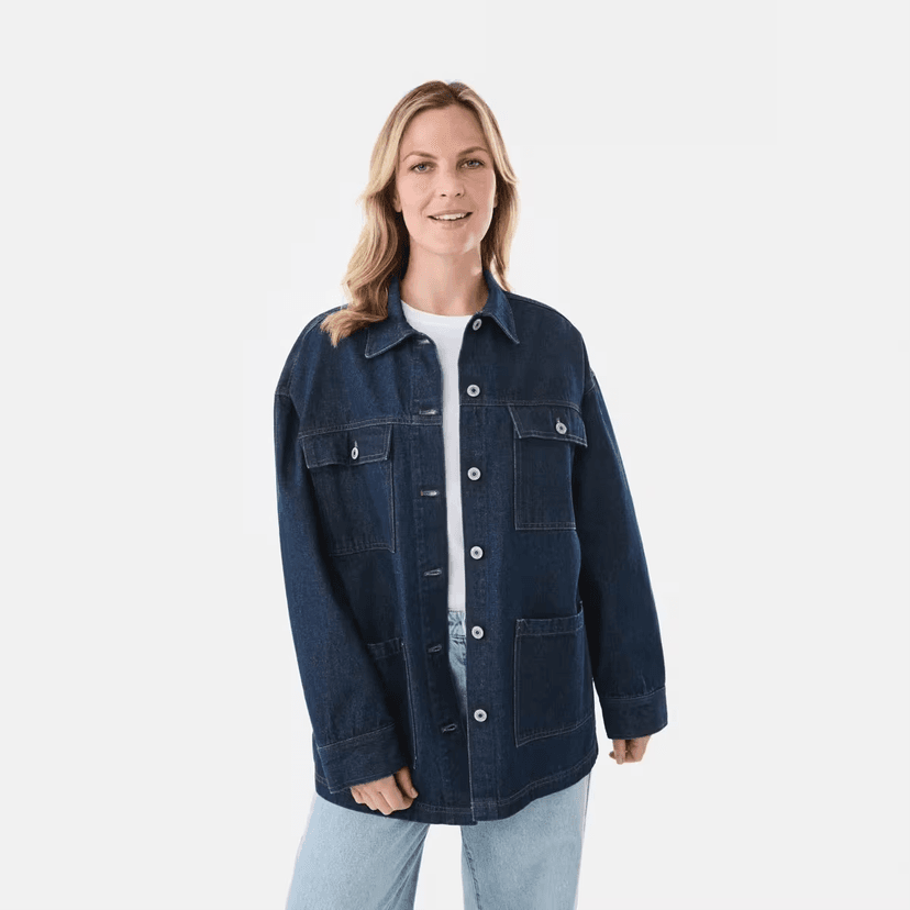 Women Zip-Front Relaxed Fit Jacket